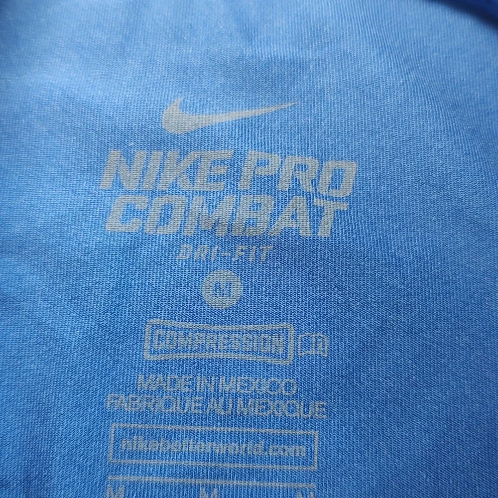 Nike Pro Combat Tank Top Kid M Blue Excellent Compression Dri-FIT Base Layer